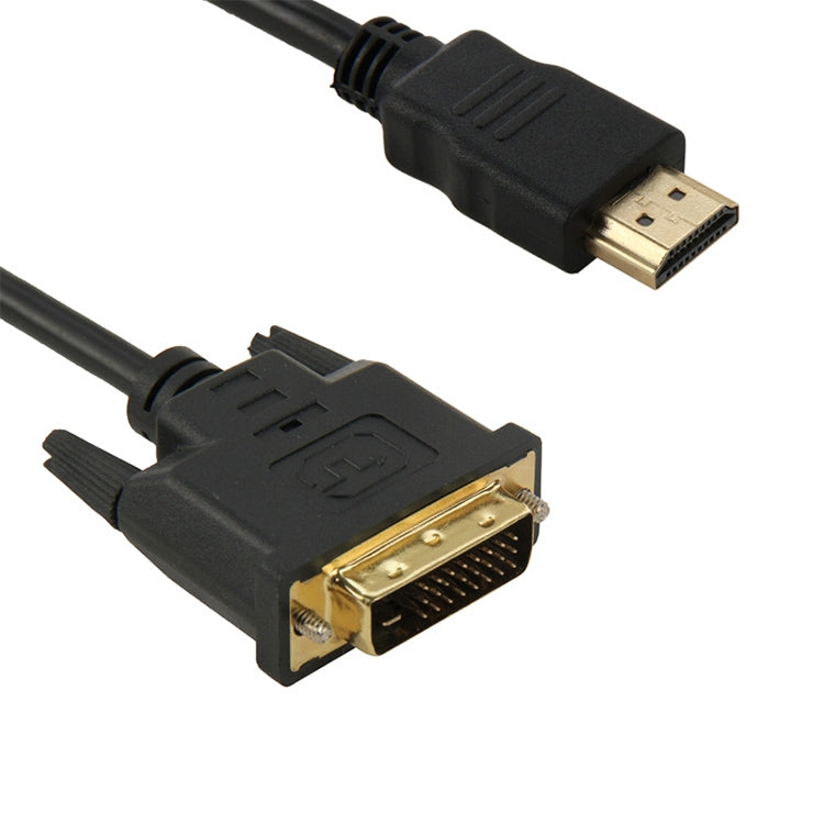Cabo Adaptador HDMI (Tipo-A) Macho para DVI 24+1 Pinos Macho de 1,8m