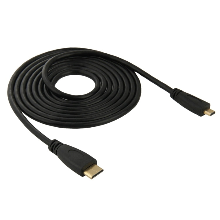Cabo Adaptador Mini HDMI Macho para Micro HDMI Macho de 1,8m, Mini HDMI Macho, Comprimento: 1,8m