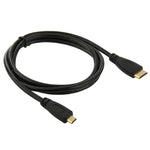 Cabo Adaptador Mini HDMI Macho para Micro HDMI Macho 1m, Mini HDMI Macho, Comprimento: 1m