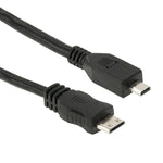 Cabo Adaptador Mini HDMI Macho para Micro HDMI Macho de 30cm, Micro HDMI Macho, Comprimento: 30cm