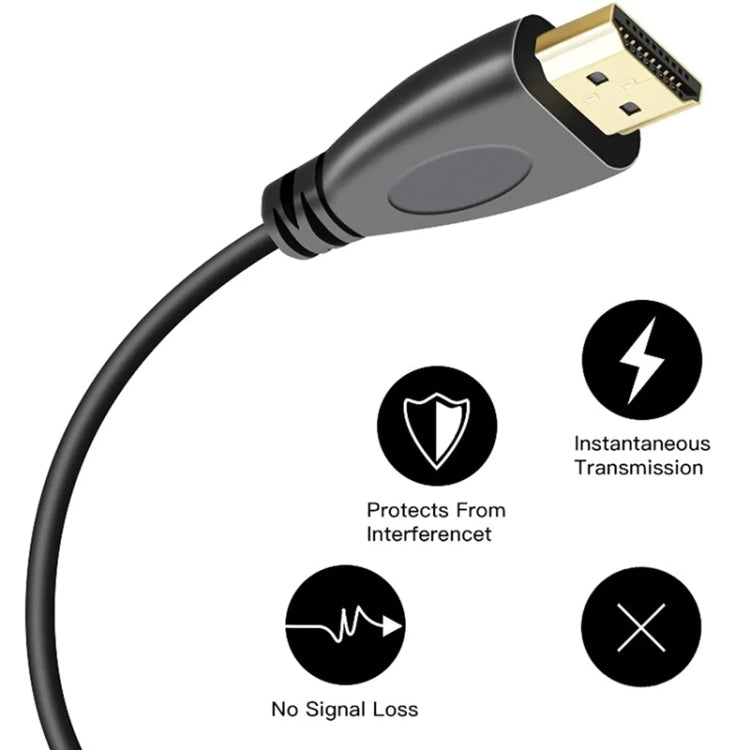Versão 1.4, Cabo Enrolado HDMI Macho 19 Pinos Dourado para HDMI Macho, Suporta 3D / Ethernet, Comprimento: 60cm (pode ser estendido até 2m), HDMI AM para AM