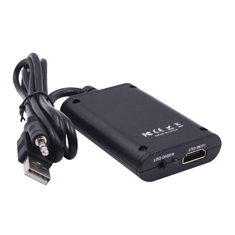Adaptador USB 2.0 para HDMI Vídeo HD para HDTV, Suporta Full HD 1080P, USB 2.0
