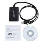 Adaptador USB 2.0 para HDMI Vídeo HD para HDTV, Suporta Full HD 1080P, USB 2.0