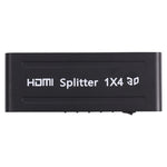 Divisor HDMI 1x4 1080P, Versão 1.4, Plugue UE, 1x4 HDMI V1.3