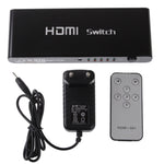 Comutador HDMI 5 Portas Full HD 1080P com interruptor e comando à distância, Versão 1.3 (5 entradas HDMI, 1 saída HDMI), Versão 1.3