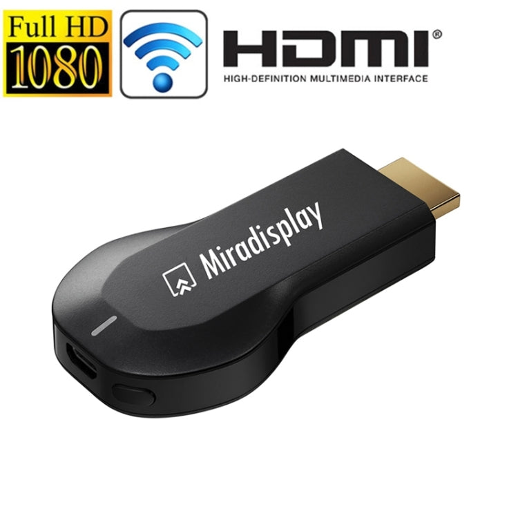 Miradisplay Dongle de Ecrã WiFi HDMI / Receptor de Ecrã Miracast Airplay DLNA