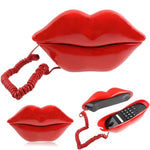 Telefone com Fio em Forma de Lábios Vermelhos Sexy, Telefone Lábios Vermelhos Sexy