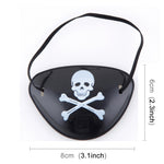 Halloween Props Plastic Pirate Eye Patches, Random Pattern Delivery, Pirate Eye Patches