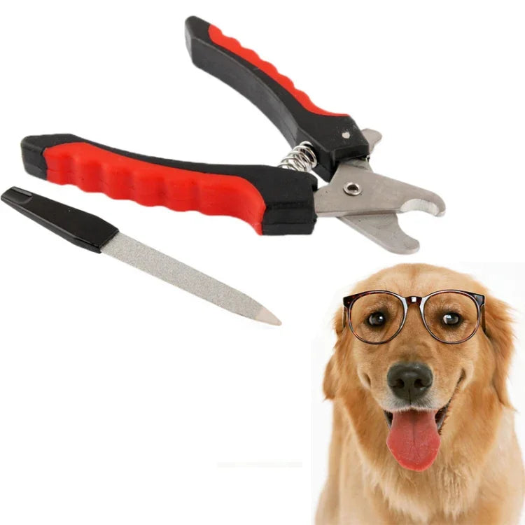 Conjunto Profissional Grande de Cortador e Lima de Unhas para Animais M208, M208 Grande