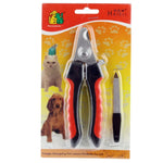 Conjunto Profissional Grande de Cortador e Lima de Unhas para Animais M208, M208 Grande