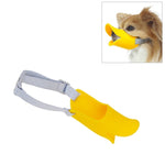 Focinho de Silicone com Forma de Bico de Pato para Cão de Estimação, Tamanho: S, S Amarelo, S Rosa, S Café