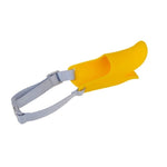 Focinho de Silicone com Forma de Bico de Pato para Cão de Estimação, Tamanho: S, S Amarelo, S Rosa, S Café