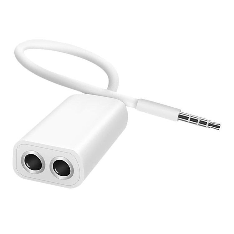 Cabo de Áudio Auxiliar 3.5mm para Adaptador Divisor 2 x Fêmea, Compatível com Telefones, Tablets, Auscultadores, MP3 Player, Estéreo de Carro/Casa e Mais