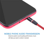 Cabo de Áudio Auxiliar 1.2m 3.5mm Macho para Fêmea, Compatível com Telefones, Tablets, Auscultadores, MP3 Player, Estéreo de Carro/Casa e Mais