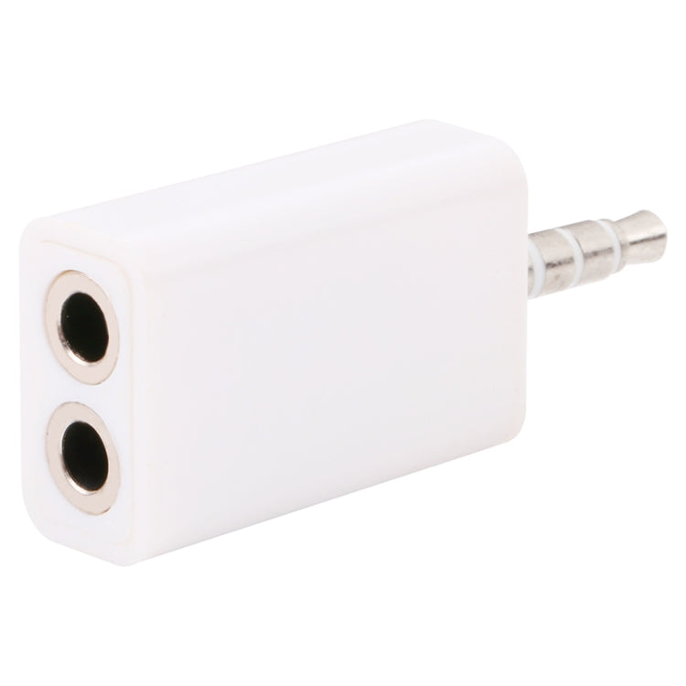 Adaptador divisor de auscultadores 3,5mm, compatível com telemóveis, tablets, auscultadores, leitor MP3, estéreo de carro/casa e mais