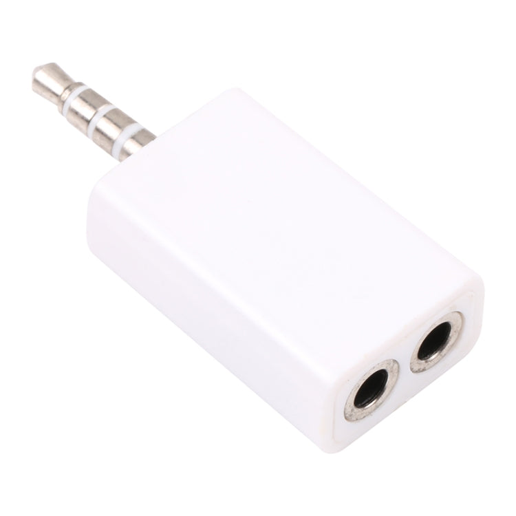 Adaptador divisor de auscultadores 3,5mm, compatível com telemóveis, tablets, auscultadores, leitor MP3, estéreo de carro/casa e mais