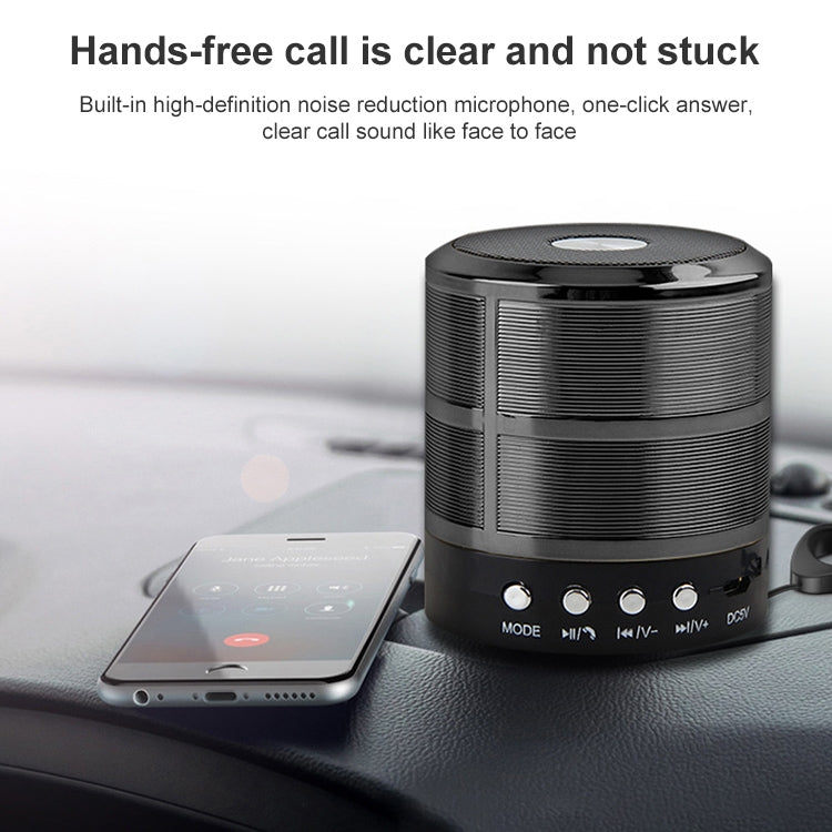 Altifalante portátil estéreo móvel Bluetooth metálico S28 com função de chamada mãos-livres, S28