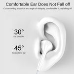 Auscultadores estéreo com controlo por fio eletroplatinado 3,5mm para telemóveis Android / PC / leitor MP3 / portáteis