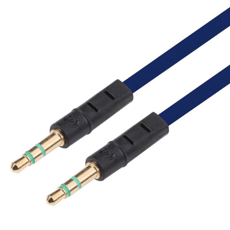 Cabo de auscultadores com ficha 3,5mm estilo noodle para iPhone 5 / iPhone 4 & 4S / 3GS / 3G / iPad 4 / iPad mini / mini 2 Retina / Novo iPad / iPad 2 / iTouch / MP3, Comprimento: 1m