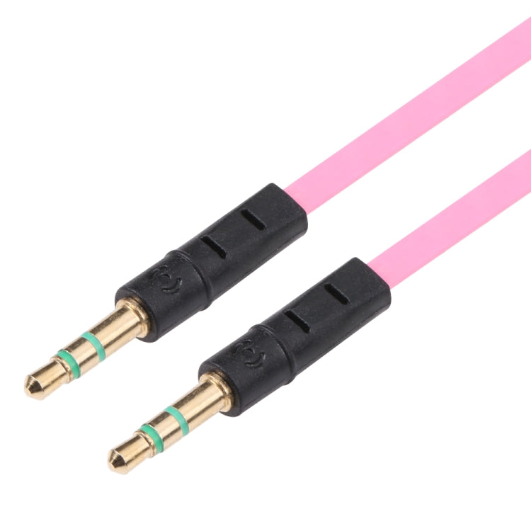 Cabo de auscultadores com ficha 3,5mm estilo noodle para iPhone 5 / iPhone 4 & 4S / 3GS / 3G / iPad 4 / iPad mini / mini 2 Retina / Novo iPad / iPad 2 / iTouch / MP3, Comprimento: 1m