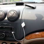 Cabo de áudio auxiliar retrátil 3,5mm, compatível com telemóveis, tablets, auscultadores, leitor MP3, estéreo de carro/casa e mais, Comprimento: 11cm a 80cm