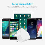 Adaptador de Carregador USB 5V / 1A (Ficha EUA) para iPhone, Galaxy, Huawei, Xiaomi, LG, HTC e Outros Smartphones, Dispositivos Recarregáveis, Ficha Reino Unido, Ficha UE