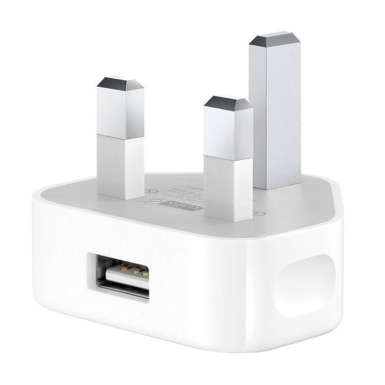 Adaptador de Carregador USB 5V / 1A (Ficha Reino Unido) para iPhone, Galaxy, Huawei, Xiaomi, LG, HTC e Outros Smartphones, Dispositivos Recarregáveis