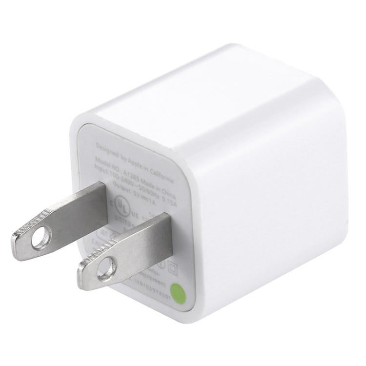 Adaptador de Carregador USB de Tomada EUA de Alta Qualidade 5V / 1A para iPhone, Galaxy, Huawei, Xiaomi, LG, HTC e Outros Smartphones, Dispositivos Recarregáveis