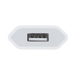 Adaptador de Carregador USB com Tomada UE 5V / 1A para iPhone, Galaxy, Huawei, Xiaomi, LG, HTC e Outros Smartphones, Dispositivos Recarregáveis
