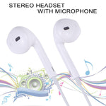 Auriculares EarPods com fios com controlo e microfone, Branco, Dourado rosa, Vermelho, Azul, Preto, Verde, Laranja, Magenta