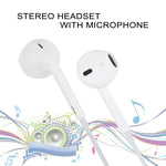 Auricular com fio de 3,5mm para telemóveis Android / PC / Leitor MP3 / Portáteis, Comprimento do cabo: 1,2m