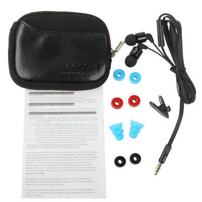 Awei ES600i Auricular universal estilo noodle de 3,5mm com controlo do altifalante e microfone para iPhone / iPad / iPod touch, Galaxy SIV / SIII / Note II / Premier, Série Nokia Lumia, Série LG Optimus, Séries HTC / Motorola / Sony Xperia, etc.