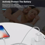 Adaptador de Carregador de Viagem 2 em 1 5V 1A com Ficha EUA e Cabo de 1m de 8 Pinos para iPhone