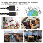 Cabo de carregamento e transferência de dados USB estilo rede de nylon 1m para iPhone, iPad, compatível até iOS 15.5