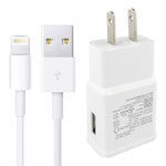 Cabo de Sincronização e Carregador de Viagem com Plugue US para iPad, iPhone, Galaxy, Huawei, Xiaomi, LG, HTC e Outros Smartphones, Dispositivos Recarregáveis, Plugue US