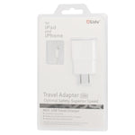 Cabo de Sincronização e Carregador de Viagem com Plugue US para iPad, iPhone, Galaxy, Huawei, Xiaomi, LG, HTC e Outros Smartphones, Dispositivos Recarregáveis, Plugue US