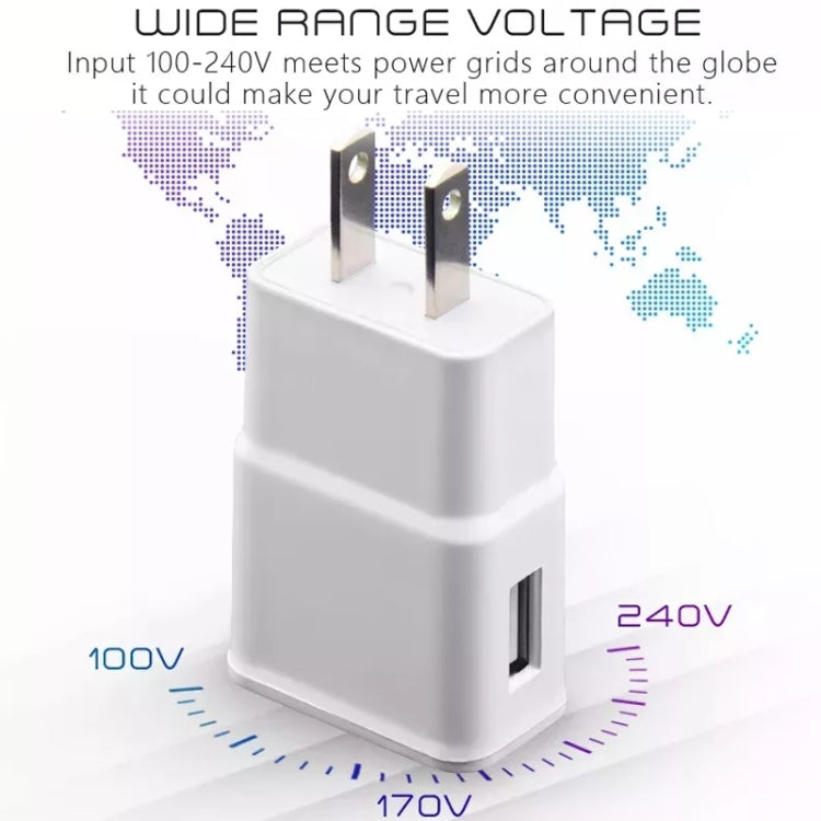 Cabo de Sincronização e Carregador de Viagem com Plugue US para iPad, iPhone, Galaxy, Huawei, Xiaomi, LG, HTC e Outros Smartphones, Dispositivos Recarregáveis, Plugue US