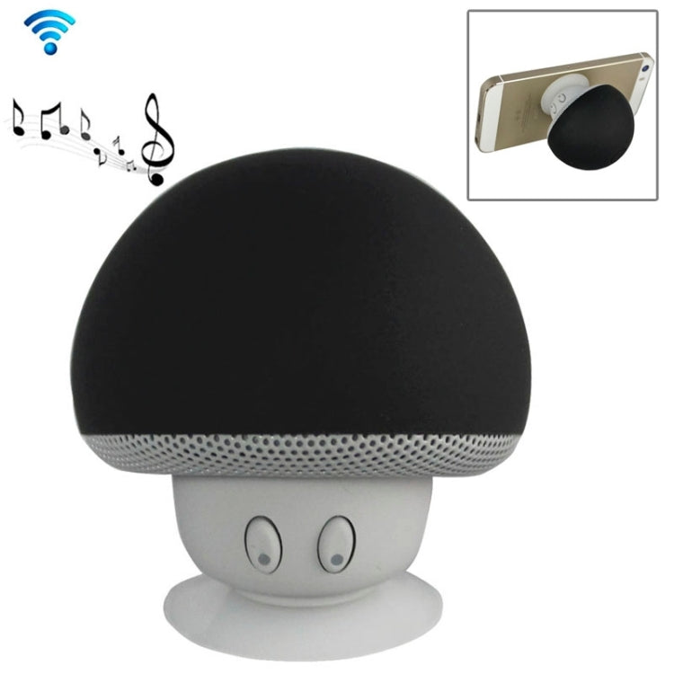 Altifalante Bluetooth em forma de cogumelo com suporte de ventosa