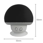 Altifalante Bluetooth em forma de cogumelo com suporte de ventosa