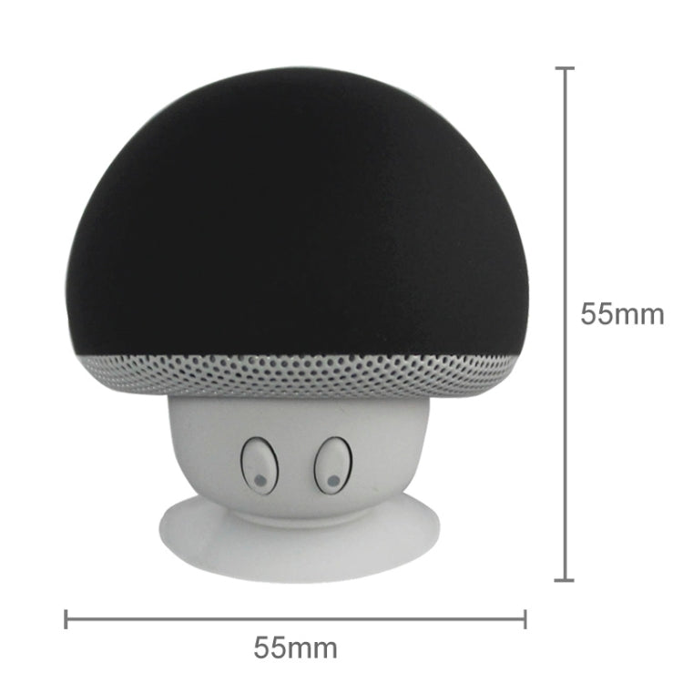 Altifalante Bluetooth em forma de cogumelo com suporte de ventosa