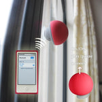 Altifalante Bluetooth em forma de cogumelo com suporte de ventosa