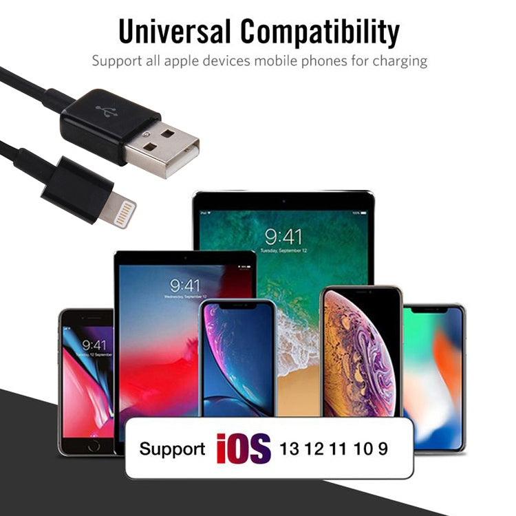 Cabo de Dados / Carregador USB 2.0 para 8 Pinos, Comprimento do Cabo: 20cm
