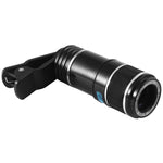 Lente telescópica de zoom óptico universal 12X com clipe