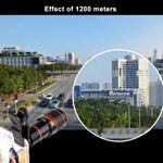 Lente telescópica de zoom óptico universal 12X com clipe