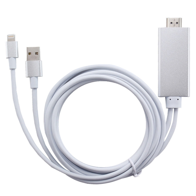 Cabo Adaptador 8 Pinos para HDMI HDTV com Cabo Carregador USB