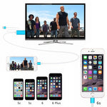 Cabo Adaptador 8 Pinos para HDMI HDTV com Cabo Carregador USB