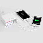 Carregador USB WLX-899 30W 5V 6A Saída 3.5A Máx, Carregador USB de Alta Velocidade com 6 Portas, Ecrã Digital e Cabo de 1.5m, WLX-899