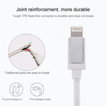 Cabo de Dados / Carregador USB com Cabeça Metálica Estilo Rede de 8 Pinos, Comprimento do Cabo: 25cm
