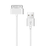 Cabo de Carregamento e Sincronização de Dados 30 Pinos Macho para USB Macho para iPad / 2 / 3, iPhone 4 & 4s, iPod Nano, iPod Touch, Comprimento: 1m, USB para 30 Pinos
