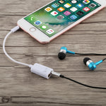 Cabo divisor de áudio Aux 3,5mm, compatível com telemóveis, tablets, auriculares, leitor MP3, estéreo de carro/casa e mais